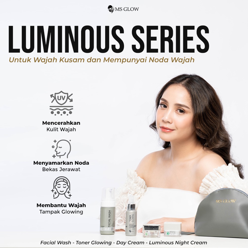 Paket Kosmetik Ms Glow - Luminous Series