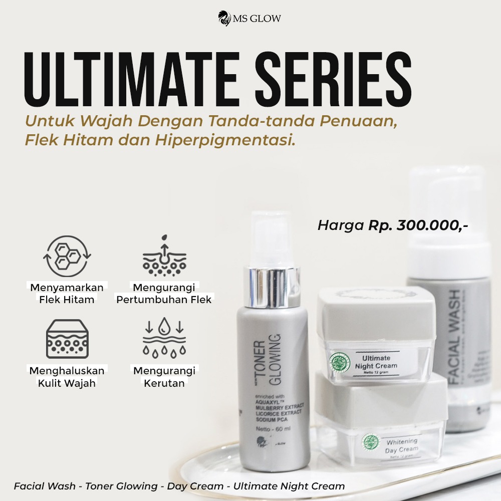 Paket Kosmetik Ms Glow - Ultimate Series